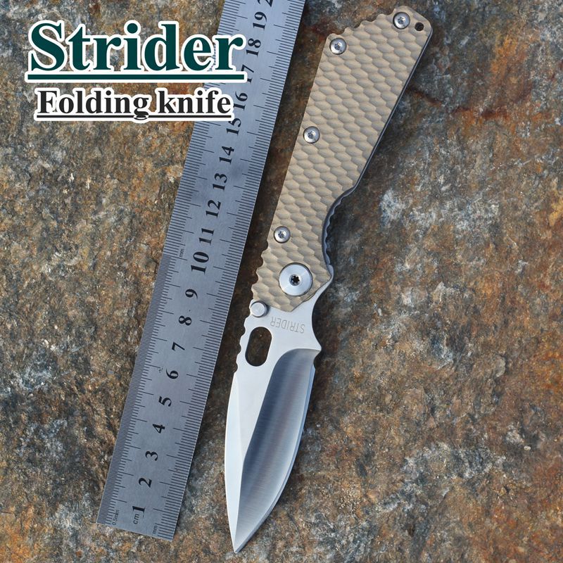 2015 HOT Free Shipping New Tactical Survival Folding Knife Strider SMF 