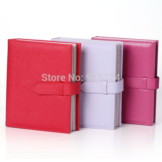 Korean Stylish Book Style Jewelry Ear Studs Earring Leather Storage Organizer Box Case Holder