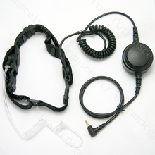 Walkie Talkie Microphone Headset for Motorola 2.5mm Single Pin Ham radio T270 T280 T4800 T4900 T5000 with Two Sensors