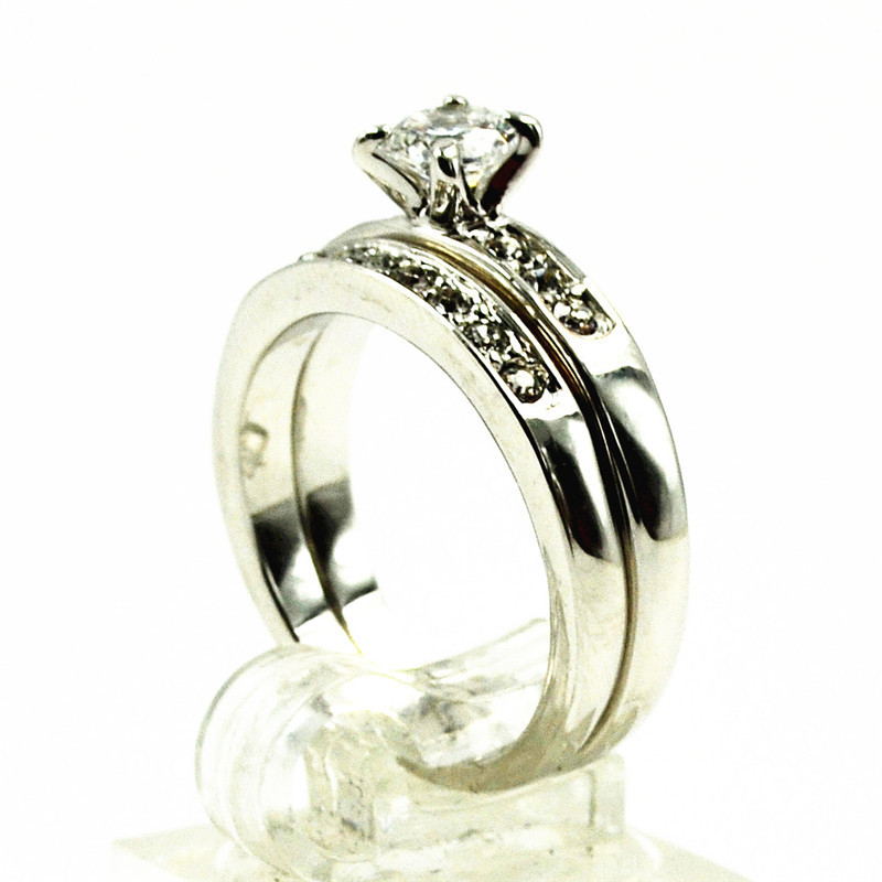 New-Fashion-Jewelry-Silver-Pld-CZ-Rhodium-Wedding-Engagement-Ring-Sets ...