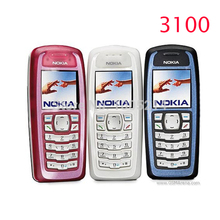 Refurbished Nokia 3100 unlocked phone GSM bar mobile phones cheap phones Free shipping