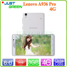 Original Lenovo A936 NOTE8 4G FDD LTE Mobile Phone MTK6752 Octa Core 1 7GHz 6 1280x720