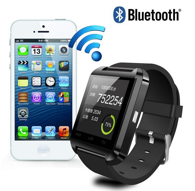 Smart Bluetooth Watch MTK WristWatch Watches U8 U Watch for iPhone 4 4S 5 5S Samsung