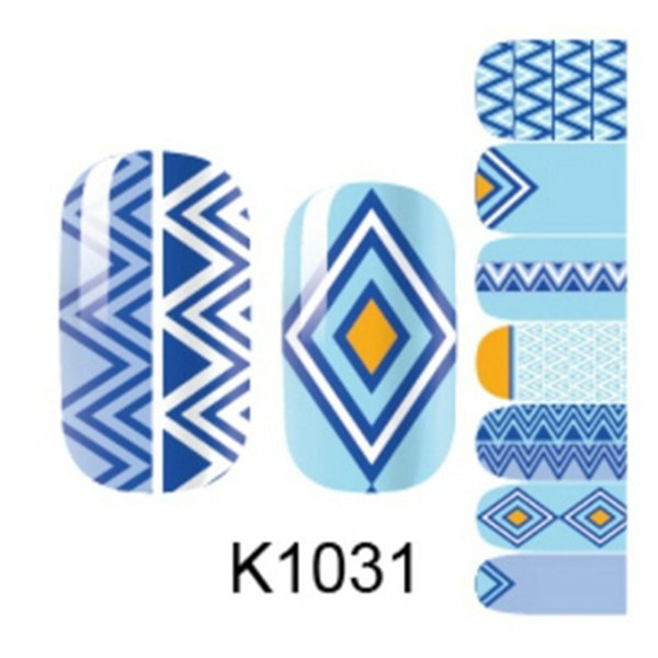 5sheets new product nail accessories hot sell nail art stickers K1031 fingernail sticker
