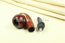 Durable Wooden Enchase Carved Tobacco Cigarettes Cigar Pipes Smoking Pipe Gift hot selling free shipping