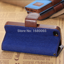 Luxury Vintage Retro Flip Leather Case For iPhone 5C Cowboy with card holder Frame Mobile Phone