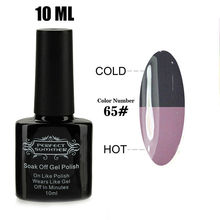 LED UV Nail Polish Soak-off UV Nail Gel Temperature Change Color Gel Shellac Nail Gel Polish