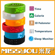 3D USB multifunctional pedometer smart bracelet sports electronic step counter running usb flash
