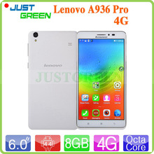 Lenovo A936 Pro Note8 Android 4.4 Mobile Phone 6″ 720P MTK6752 Octa Core 1.7GHz 2GB RAM 8GB ROM 13.0MP Dual SIM 4G FDD LTE
