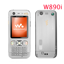 Original Phone Sony Ericsson W890i Slim phone MP3 player w890 mobile phones Audio and video player