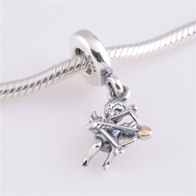 New 2014 Cupid Charms Silver 925 Sterling Pendants For Jewelry Making Angel Design LW345