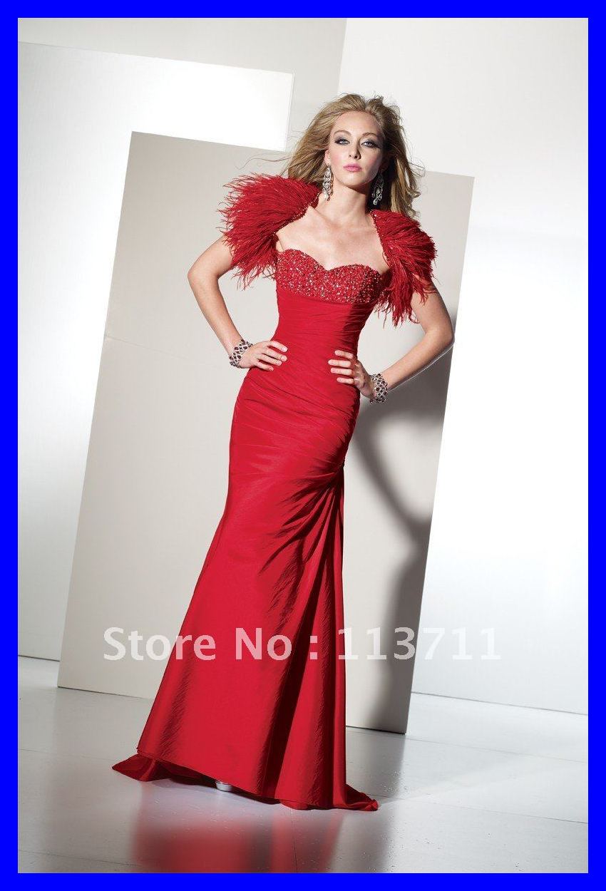 Ugly Prom Dresses Trumpet Mermaid Floor-Length Beading Sweetheart ...