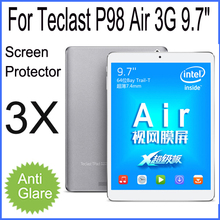 3pcs 2015 New Premium Matte Screen Protector for Teclast P98 Air A80T Octa Core Tablet PC 9.7inch Protective Film Free Shipping