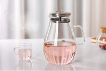 Hot Sale Big 1900ml Now Design Tea Pot New Fashion Heat resistant Glassl handle Tea Coffee