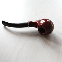 Holiday sale 1x Durable Wooden Smoking Tobacco Pipe Classic Cigarette Smoking Pipe