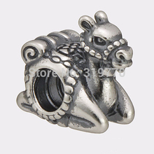 925 Sterling Silver Beads Authentic European Jewelry Fit Pandora Charms Bracelets Camel Bead