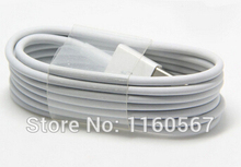 Promotion! Latest White Wire 8 pin USB Date Sync Charging Charger Cable for iPhone 5 5s 6 plus iPad fit for ios 8 1M Dropship