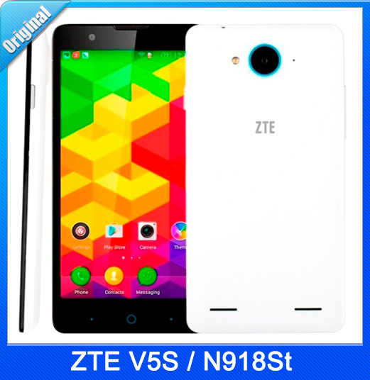 original ZTE V5S N918St 4G mobile phone Android 4 4 5 Qualcomm 1GB RAM 8GB ROM