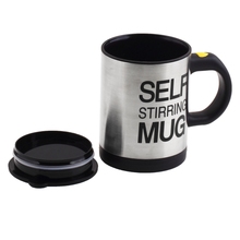 1Pcs Automatic Plain Mixing coffee Tea cup strring mug button Pressing Lazy Self 