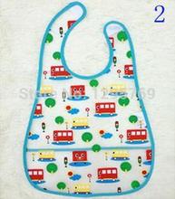 2015 Spot new kids turn translucent plastic bibs child EVA soft waterproof baby bib MY349 free