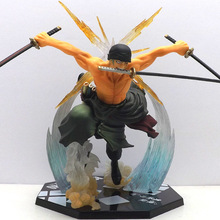 Бесплатная доставка японский поп один кусок Figuarts пвх Roronoa зоро аниме фигурку луффи борьба onepiece рисунок