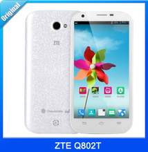 ZTE Q802T Cell Phones 5 inch Qualcomm Snapdragon MSM8926 Quad Core 1GB RAM 4 GB ROM Android Smartphone 5MP Camera Moviles