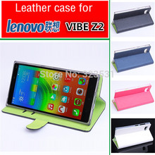 Free Shipping!!! Hot Selling 5.5” Lenovo VIBE Z2 Smartphone Stand Cover Leather Case. PU Leather Case For Lenovo VIBE Z2.  NEW