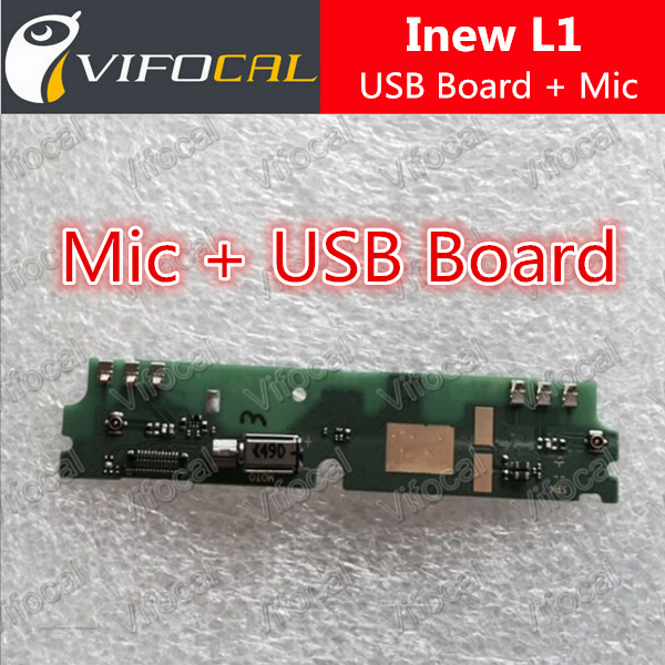 Original Cell Phone inew L1 USB Board Mic Replacement assembly microphone repairing fix accessories Free shipping