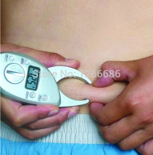 60pcs lot Household Health Monitors digital body fat caliper 