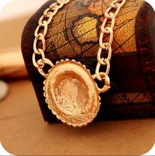OMH wholesale Europe and America Fashion Jewelry Lion head Pendant Thick Alloy Link Chain Men Women