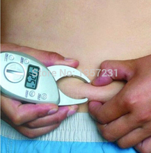 500pcs/lot Household Health Monitors Fat Thickness Test Digital body fat caliper