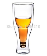 Caneca hand blown double wall whey protein canecas sparkling beer mug coffee mug espresso coffee cup thermal glass