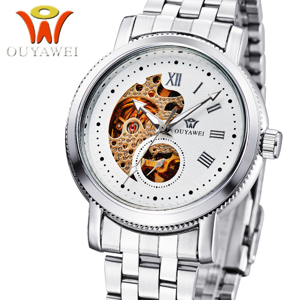 New Arrival OUYAWEI Men Jewelry Awesome Self Wind Mechanical Watches Brazil Italy Shine Style Modern For