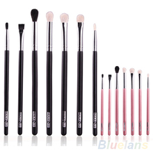 7Pcs Professional Makeup Eyeliner Eyeshadow Cosmetic Eye Brushes Tool Kit Set 