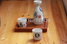 Promotion 5PCS SET Japanese tea wine tools 1 pot 4 cups ceramics Japanese wine cup pot