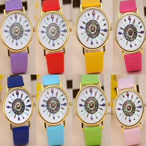 no fashion kvinner blomst stil analog bangle kvarts handleddet watch. no fashion kvinner blomst stil analog bangle kvarts handleddet watch.