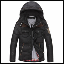 free shipping 2015 AFS JEEP Winter Men’s Clothes Brand Men Down Jackets Plus Size Cotton Mens Wadded Jackets Man Warm Coat  105