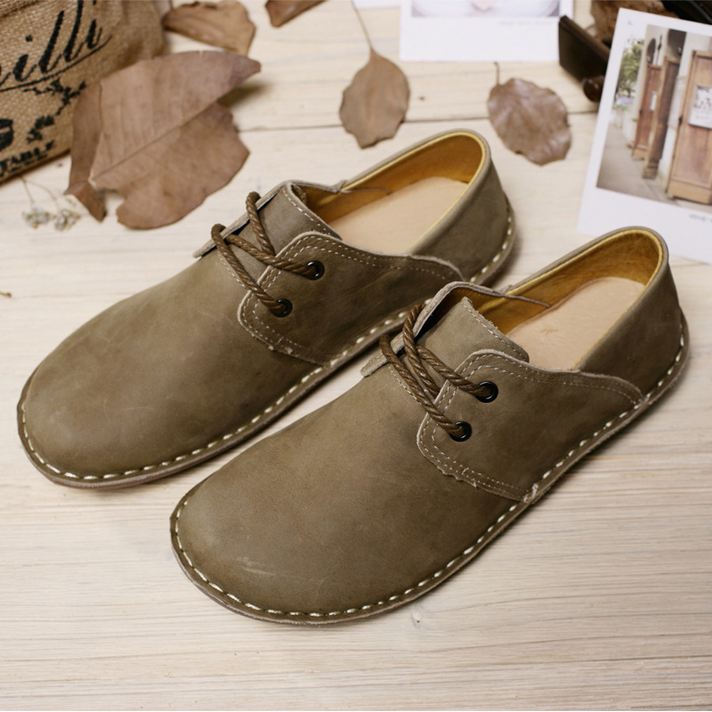 Women's Shoes All-match Women's Genuine Leather Shoes Handmade