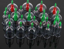 Chinese Cupping Vacuum Massage Set 24pcs and 8 magnet points of Pump for Chinese Health Care