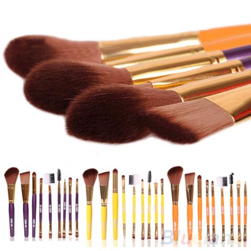 9Pcs Blush Lip Makeup Eyebrow Eyeliner Brush Set Cosmetic Tool Beauty Brushes