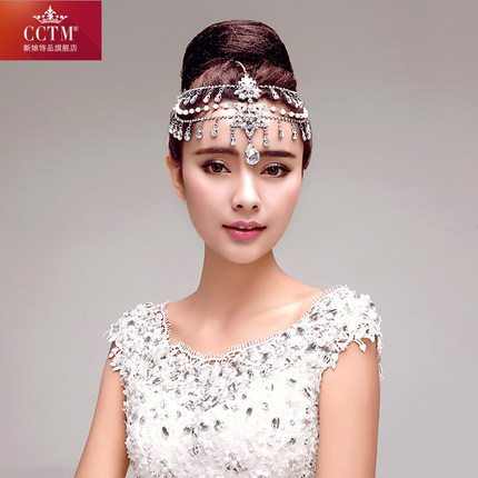 Free shipping bride headdress fashion stars shining rhinestone bride Marriage hair ornaments dress jewelry forehead