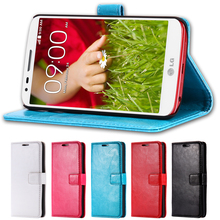 For G2 Hot Luxury Flip Stand Leather Case For LG G2 Optimus D801 F320 D802 VS980