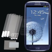 5pcs/lot Ultra Clear Front Screen Protector Film Cover Guard for Samsung Galaxy S3 i9300 with cleaning cloth