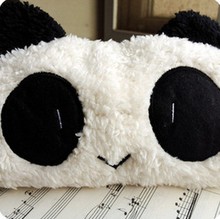 Panda мягкий плюш пенал ручка вкладыш косметический макияж молния сумки Pouc