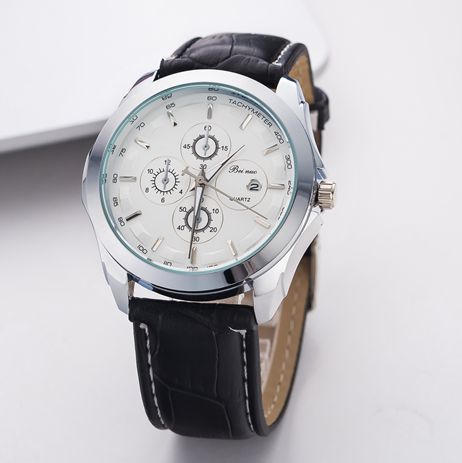2015 New Quartz Casual WristWatch Men Outdoor Sport Watch Military Business Watch Leatches Wristwatches men Clocks