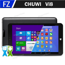 In Stock Chuwi Vi8 8″ IPS Dual Boot 2GB 32GB Windows 8.1 Android 4.4 Intel Z3735F Dual Cameras Multi Language Tablet PCs
