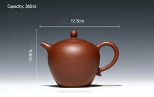 YIXING Purple Clay teapot Teaware Drinkware 260ml Tea set pot Handmade Crafts Chinese Gifts