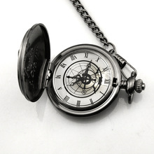 Full Metal ALChemist Hight Quality Cartoon Anime Fans Collection Quartz watch Kids GIft Hollow Out Stainless