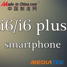 Dhl i6 mtk6582 metal i6 plus phone original logo 5.5/4.7 inch android goophone plus free gift quad core mobile phone