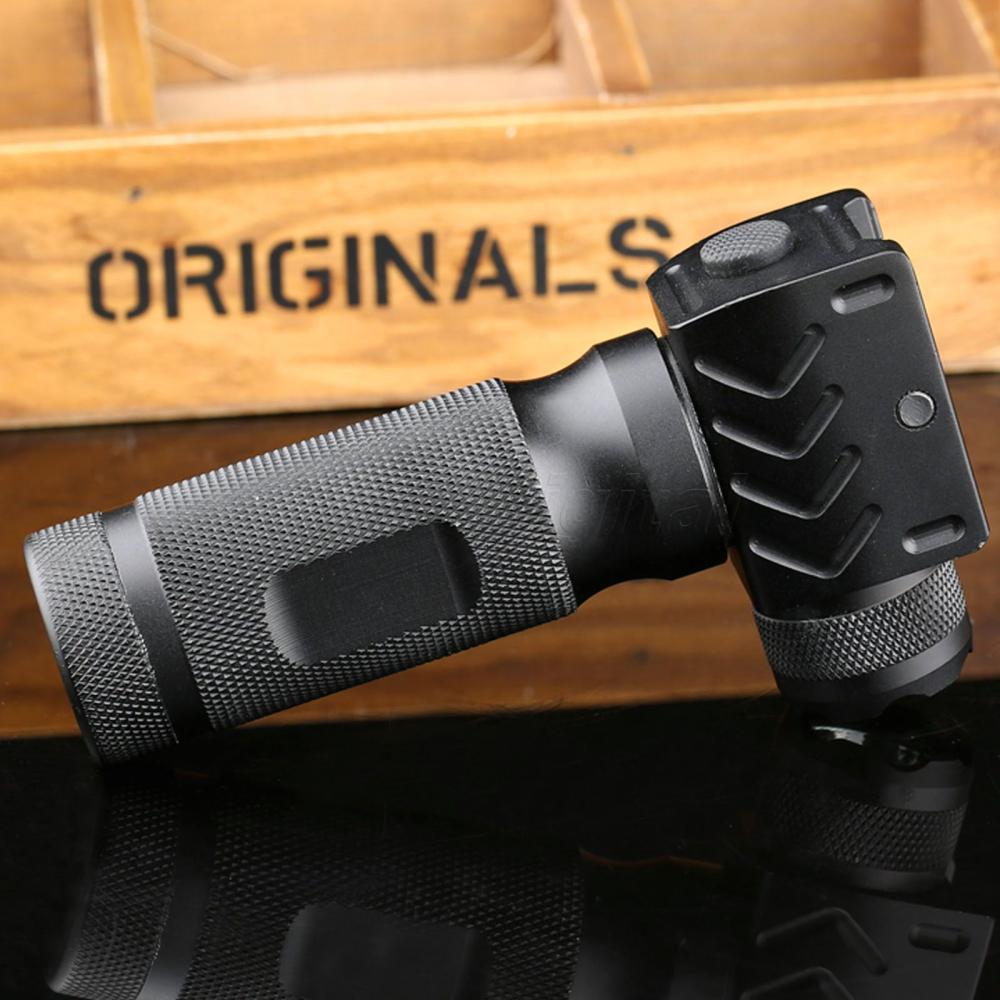 Tactical Quick Release Mount 300Lumen LED Cree Powered Flashlight Torch for Pistol Gun Hunting Accessories